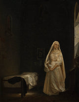 Карл-Густав-plagemann-1830-а-монахиня-в-я-клетъчна арт-печат-фино арт-репродукция стена-арт-ID-apr5mkjh8