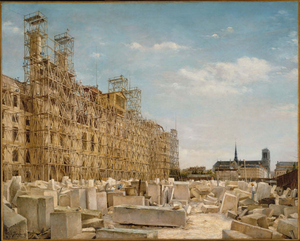 paul-joseph-victor-dargaud-1880-the-reconstruction-of-city-hall-art-print-fine-art-reproduction-wall-art