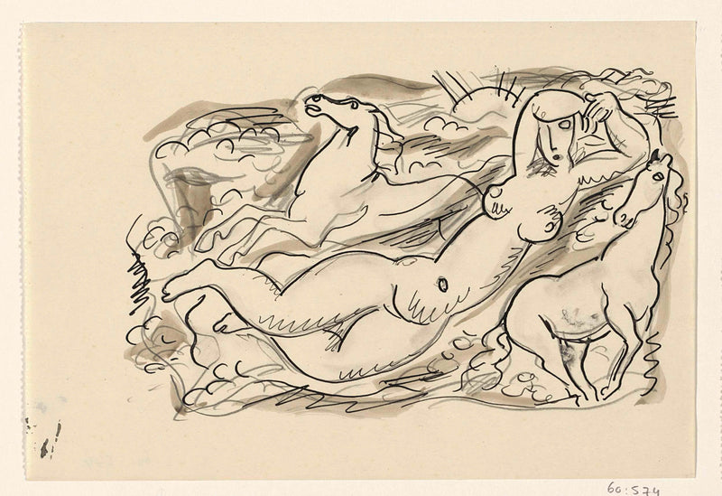 leo-gestel-1891-create-a-vignette-woman-and-two-horse-art-print-fine-art-reproduction-wall-art-id-aprvf6vmf