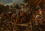 jean-francois-de-troy-1742-bojni-vojaki-rojeni-iz-kačjih-zob-umetniški-tisk-likovna-reprodukcija-stenska-umetnost