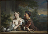 卡雷尔·德莫尔一个男人试图拥抱一个女人艺术印刷品美术复制品墙艺术 id-apuixhri2
