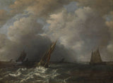 hendrick-martensz-sorgh-1668-storm-op-die-maas-rivier-kunsdruk-fynkuns-reproduksie-muurkuns-id-apum505wv