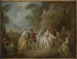吉恩-巴蒂斯特·帕特1730在公园艺术现场现场打印精美的艺术复制品-墙-艺术-id-apupdvo88