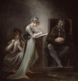 亨利·富塞利-1793-米爾頓-口述給他的女兒-藝術印刷品-美術複製品-牆藝術-id-apv3jyvn6