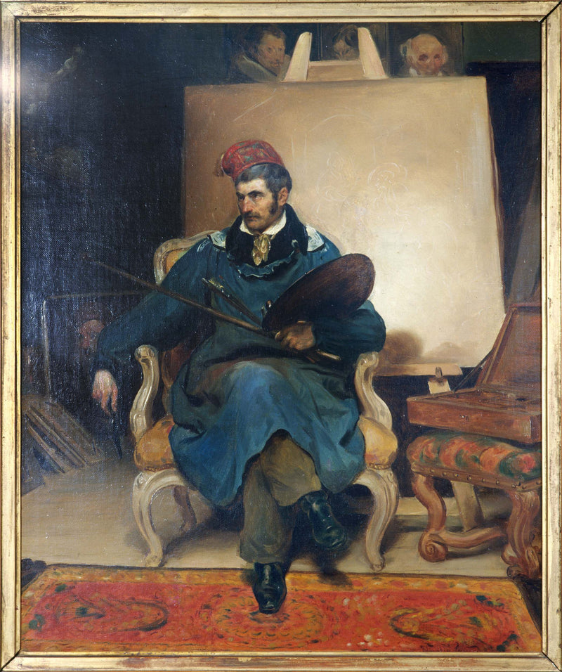 theophile-fragonard-1832-self-portrait-art-print-fine-art-reproduction-wall-art