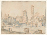 უცნობი-1575-რომაული-ფორუმის-ხედი-ანტონინუსის-ტაძრით-და-ხელოვნების-ბეჭდვით-fine-art-reproduction-wall-art-id-apxj7j2me