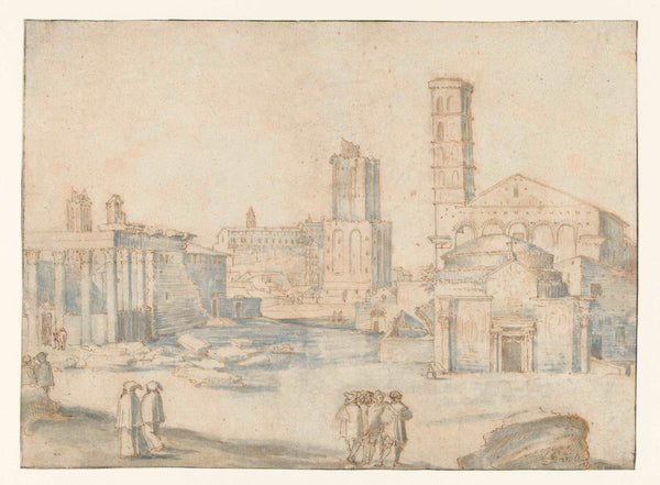 unknown-1575-view-of-roman-forum-with-the-temple-of-antoninus-and-art-print-fine-art-reproduction-wall-art-id-apxj7j2me