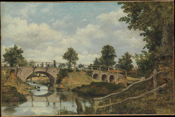 frederick-waters-watts-1828-an-old-bridge-at-hendon-middlesex-art-print-fine-art-reproduction-wall-art-id-apxkkceop