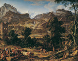 約瑟夫·安東·科赫-1815-伯爾尼高地藝術印刷品美術複製品牆藝術 id-apy7pwuef