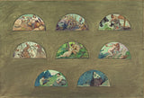 victor-prouve-1891-esquisse-pour-la-salle-à-manger-de-l'hôtel-de-ville-à-paris-les-aliments-plaisirs-le-sens-tympans-semi-circulaires-impression-d'art-fine-art- reproduction-art-mur