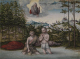 Лукас Кранах-най-бъз-1530-на-кръщението-на-Христос-арт-печат-фино арт-репродукция стена-арт-ID-apysc6yf3