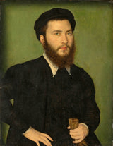 Corneille de Lyon 1560肖像，一个人的艺术打印精细艺术复制墙艺术ID Apzotx2b0