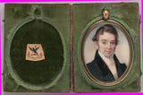 喬治卡特林 1827 年紳士肖像藝術印刷美術複製品牆藝術 id apzpouaag