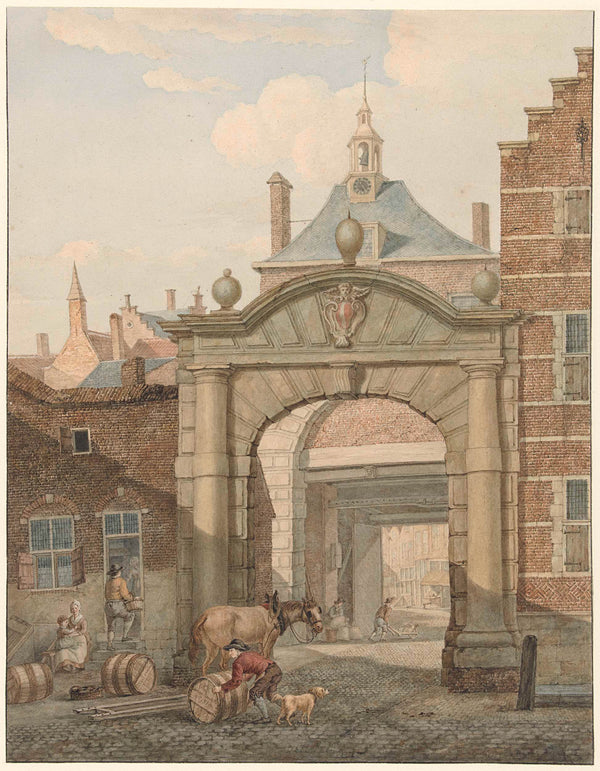 johannes-van-lexmond-1819-look-through-a-gate-in-dordrecht-art-print-fine-art-reproduction-wall-art-id-apzr1grcq