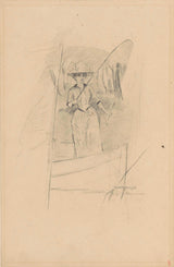 jozef-israels-1834-người phụ nữ với cần câu trên thuyền-nghệ thuật-in-mỹ-nghệ-tái tạo-tường-nghệ thuật-id-aq0q9ykpa