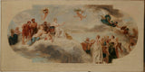 阿基里·路易斯·约瑟夫·西鲁伊1892年，巴黎的城市正在接受农业竞赛活动，并且为巴黎城市的大堂休息室提供了艺术素描大厅艺术印刷精美艺术复制墙艺术