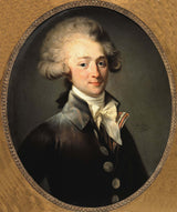 Хенри-Пиерре-Данлоук-1786-портрет-Пиерре-Францоис-Јеан-Ду-Цлузел-Маркиз-Монтпипеау-Арт-принт-Фине-Арт-репродукција-Валл-Арт