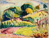 alfred-henry-maurer-1908-hills-art-ebipụta-fine-art-mmeputa-wall-art-id-aq3qfvoa8