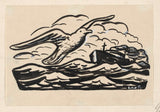 leo-gestel-1891-gull-and-steamship-at-sea-art-print-fine-art-playback-wall-art-id-aq3xa0eqn