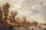 onbekend-1630-uitzicht-op-een-rivier-kunstprint-fine-art-reproductie-muurkunst-id-aq4a160z6