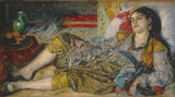 П'єр-Огюст-Ренуар-1870-Одаліска-мистецтво-друк-образотворче мистецтво-відтворення-стіна-мистецтво-id-aq57v2po2