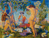 otto-hettner-1906，野餐，艺术，印刷，精美的艺术，复制品，墙，艺术，id-aq65yb1mu