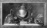 francuski-malarz-XVIII-wieczny-martwa natura-z-instrumentami-muzycznymi-jeden z pary-druk-reprodukcja-dzieł sztuki-sztuka-ścienna-id-aq18b7knml