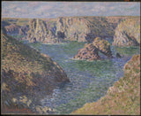 克勞德·莫奈-1887-多莫瓦港貝勒島藝術印刷美術複製品牆藝術 id-aq7ipckrk
