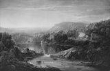 威廉·路易斯-sonntag-1865-风景-带瀑布和人物-艺术印刷-精美艺术复制品-墙艺术-id-aq87ebg7u