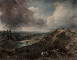 John-Constable-1828-oddział-hill-staw-hampstead-art-print-reprodukcja-dzieł sztuki-wall-art-id-aq893cqj3