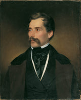 franz-eybl-1849肖像，一个白发男子，留着小胡子，艺术打印精美的艺术复制品，墙上的艺术，id-aq8wwluye