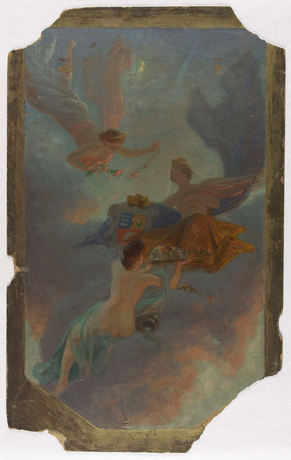 henry-marius-camille-bouvet-1904-sketch-for-mayor-of-asnieres-the-city-of-asnieres-and-the-seine-art-print-fine-art-reproduction-wall-art