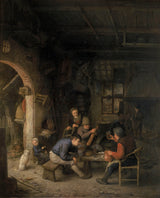 阿德里安·范·奥斯塔德-1662-农民在旅馆艺术印刷品美术复制品墙艺术 id-aqasvnu7m