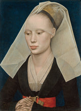 rogier-van-der-weyden-1460-porträtt-av-en-dam-konsttryck-finkonst-reproduktion-väggkonst-id-aqbv9lo9p