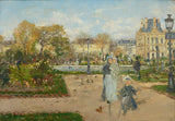 theodor-von-hormann-1888-dans-les-tuileries-art-print-fine-art-reproduction-wall-art-id-aqc5qte8h