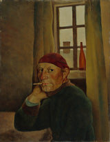 vilho-lampi-1933-självporträtt-konst-tryck-finkonst-reproduktion-väggkonst-id-aqd914qv8