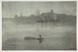詹姆斯·麦克尼尔·惠斯勒1878年夜曲夜曲在巴特西的泰晤士艺术打印精细艺术再现墙艺术id aqdkdyyx8