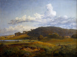 ג'והן-תומאס-לונדבי -1839-מבט-מ-וינדרוד-לכיוון הוברג'ר-ליד-פרדריקסווארק-עם-הבית-של-לונדביס-הורים-אמנות-הדפס-אמנות-רפרודוקציה-קיר-אמנות-איד aqe38wzor