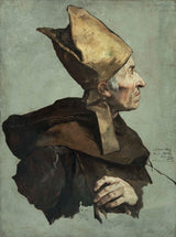henri-leopold-tax-1884-detailne-ülevaade-pantheon-piiskop-Karl Suure kroonimise-kunst-print-kaunite kunstide-reproduktsioon-seinakunst
