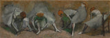 埃德加·德加（Edgar-Degas）1895年，舞蹈家的带状艺术印刷精美艺术复制品墙艺术ID AQF228I3P