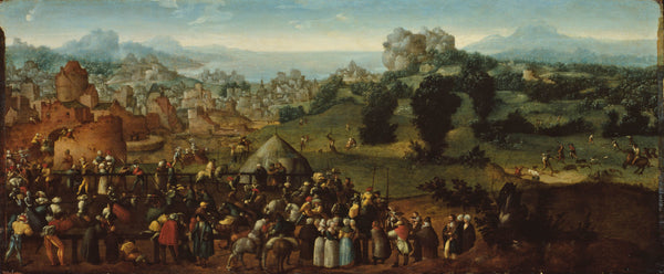 jan-van-scorel-1520-landscape-with-tournament-and-hunters-art-print-fine-art-reproduction-wall-art-id-aqfcooi1f