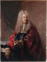 francois-de-troy-1726-portret-van-jean-hebert-weterman-van-die-stad-van-parys-kuns-druk-fyn-kuns-reproduksie-muurkuns