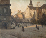 louis-braquaval-1900-la-chiesa-di-saint-medard-stampa-d'arte-riproduzione-d'arte-arte da parete
