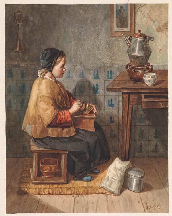 joseph-de-groot-1838-girl-sitting-on-a-stove-art-print-fine-art-reproduction-wall-art-id-aqgfi8lfc