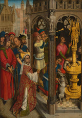 未知 1480 奧古斯丁向摩尼教偶像獻祭藝術印刷品精美藝術複製品牆藝術 id-aqgnal1wb