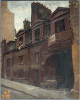 victor-marec-1898-inn-entrance-of-cheval-blanc-mazet-street-art-print-fine-art-reproduction-wall-art