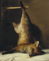 frants-diderik-boe-1848-death-ravdead-fox-art-print-reprodukcja-dzieł sztuki-wall-art-id-aqijwb112