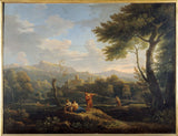 lorizzonte-1682-이탈리아 풍경-예술-인쇄-미술-복제-벽 예술