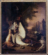 adriaen-de-gryef-1690-gioco-morte-stampa-d'arte-riproduzione-d'arte-arte da parete