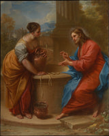 Benedetto-luti-1715-基督和撒玛利亚女人艺术印刷品美术复制品墙艺术 id-aqkape5bi